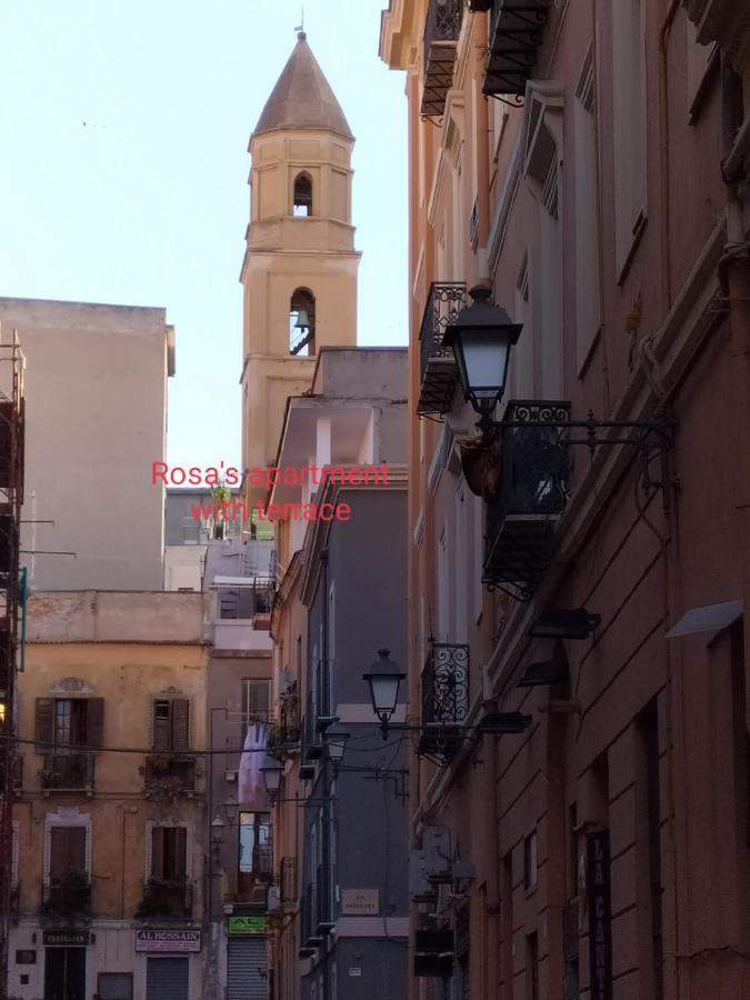 Rosa'S Apartment With Terrace Cagliari Exterior foto
