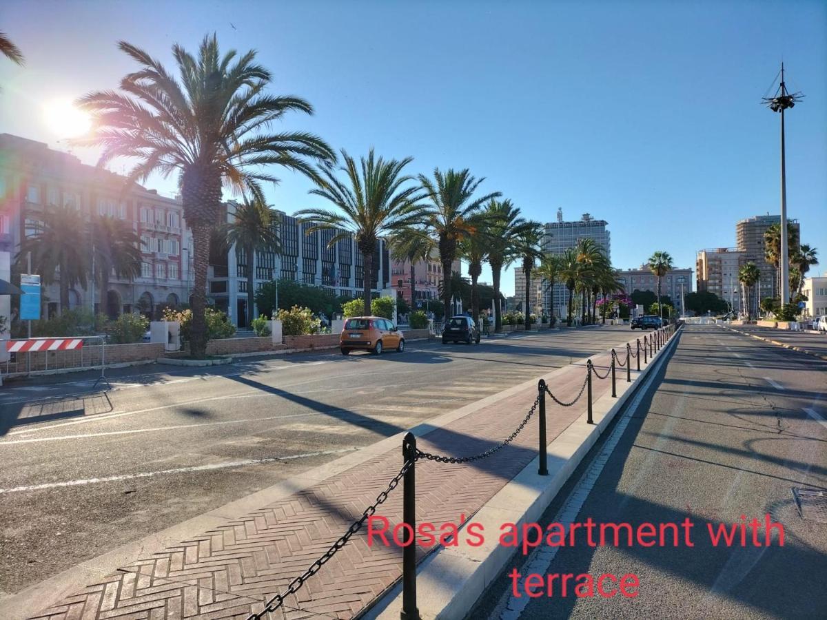 Rosa'S Apartment With Terrace Cagliari Exterior foto